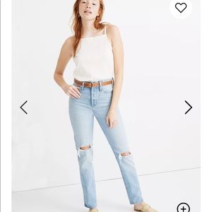 Madewell Classic Straight Jeans in Hartsville Wash